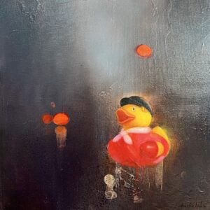 Ricardo Cherbeluka, Coming Home, oil on canvas, 40x40 cm., € 780 incl frame