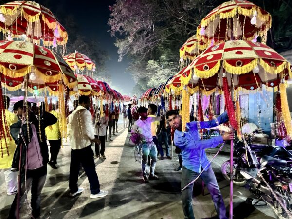 Wedding procession in Varanasi